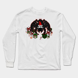 Santa Spider w/ Presents (Red Peppermint 1) Long Sleeve T-Shirt